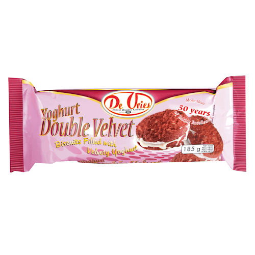DE VRIES YOGHURT DOUBLE VELVET 185GR.