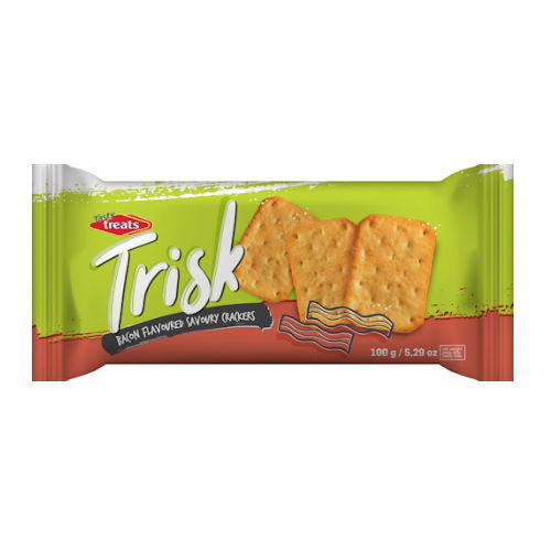 TASTY TREATS TRISK CRACKERS BACON 100 GR._0
