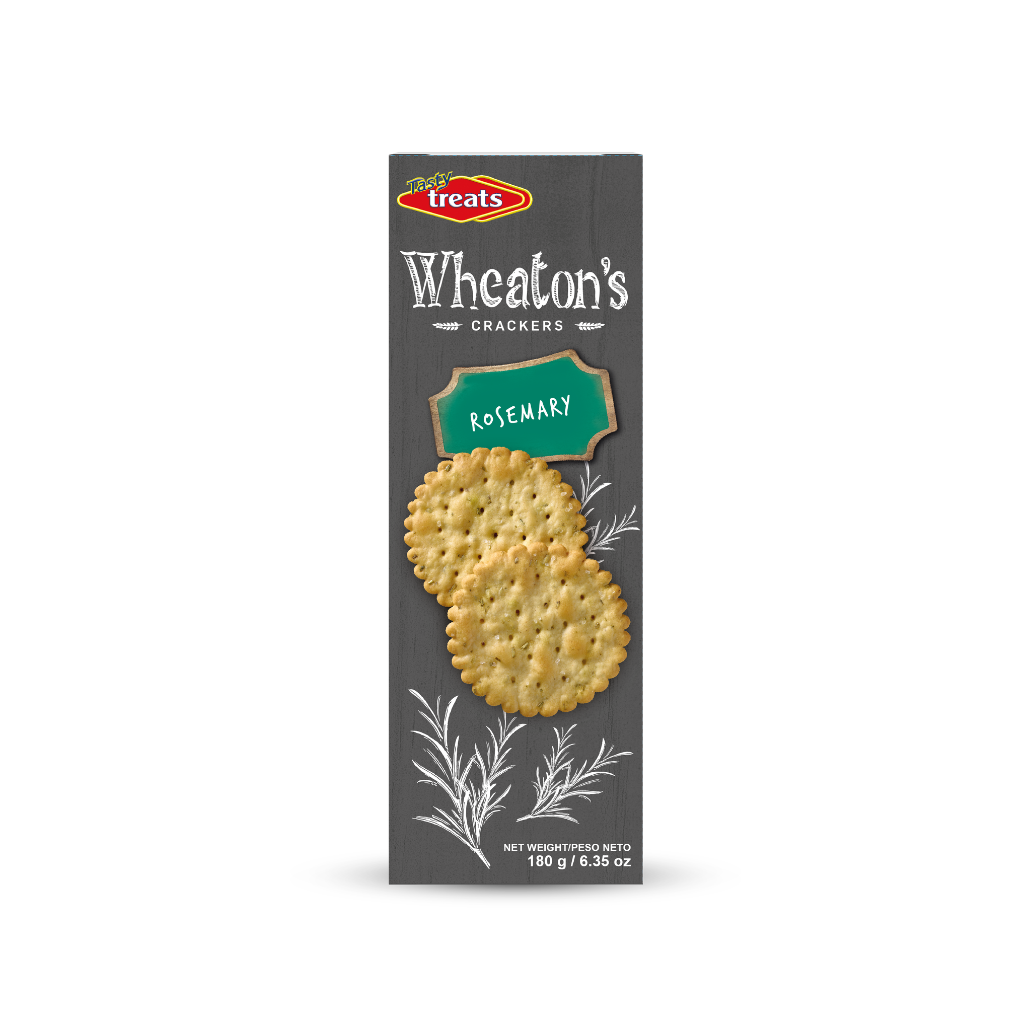 TASTY TREATS WHEATONS  GOURMET ROSEMARY 180 GR._0