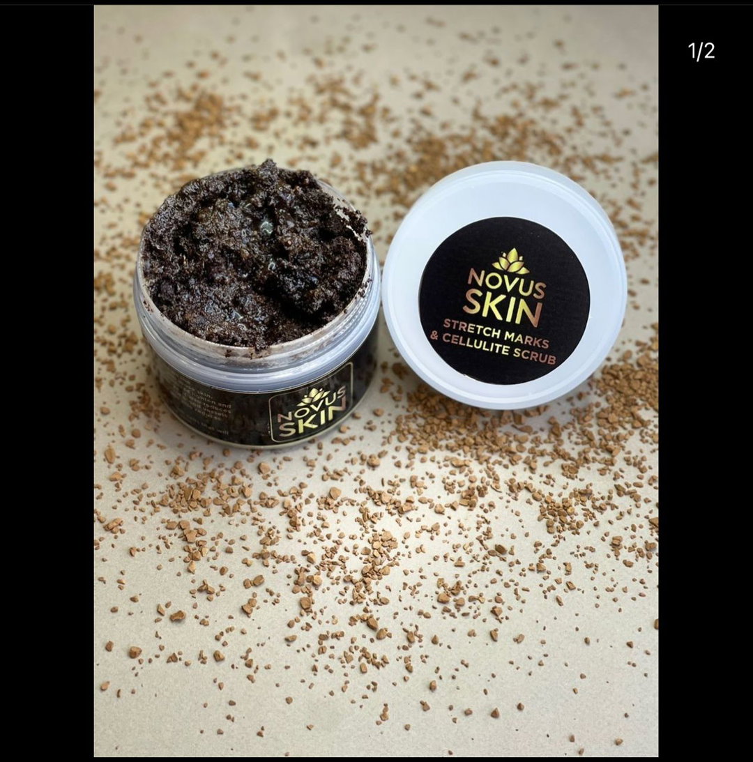 Stretch mark and cellulite scrub