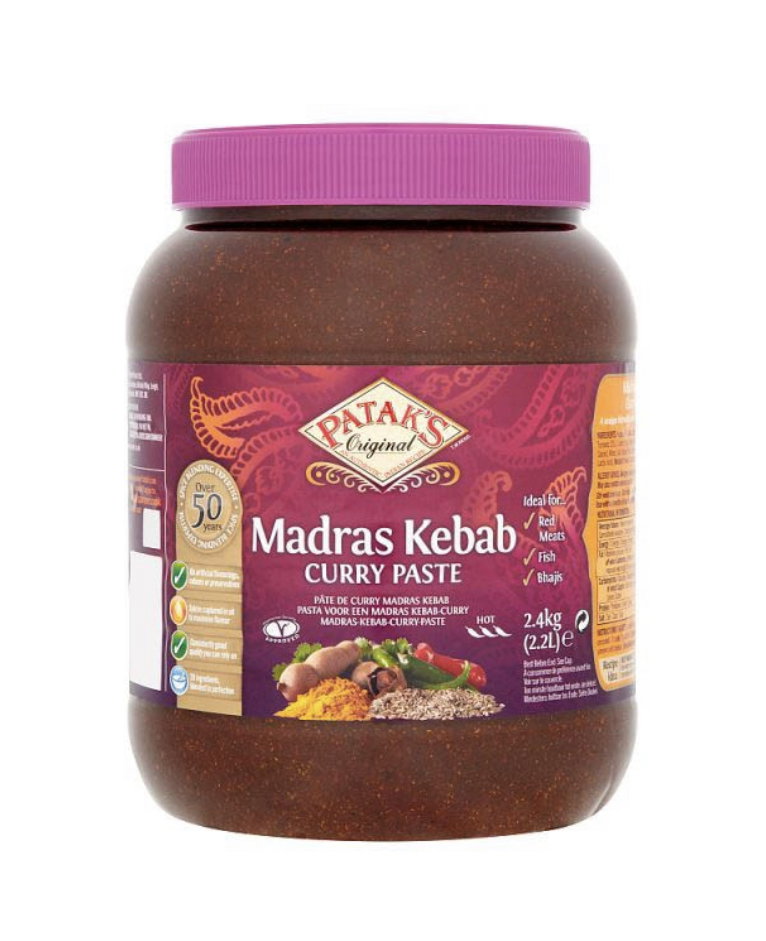 Patak’s Madras Kebab Curry Paste 2.2L_0