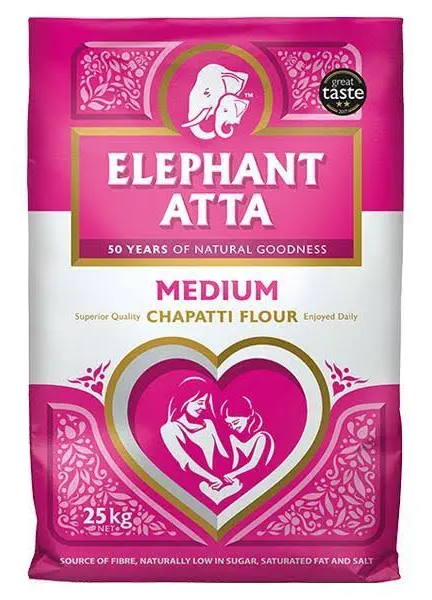 Elephant No2 Medium Chapatti Flour 25KG_0