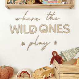 Wild One Wall Sign 