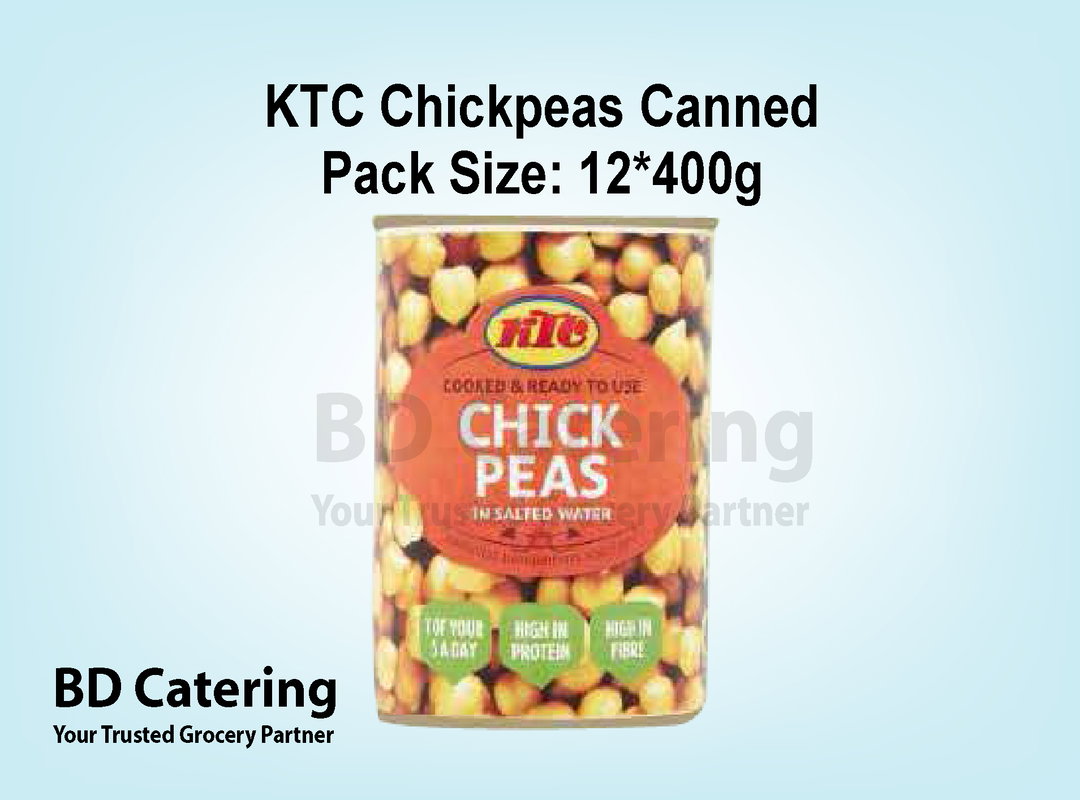 KTC Chickpeas Canned Pack Size: 12*400g
