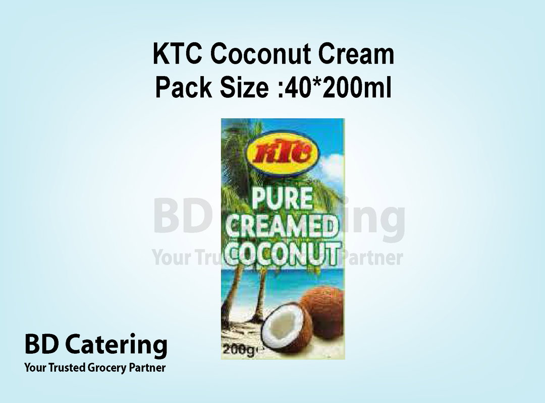 KTC Coconut Cream Pack Size: 40*200ml