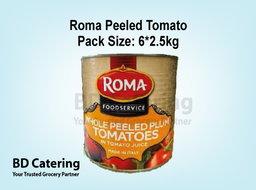 Roma Peeled Tomato Pack Size: 6*2.5kg