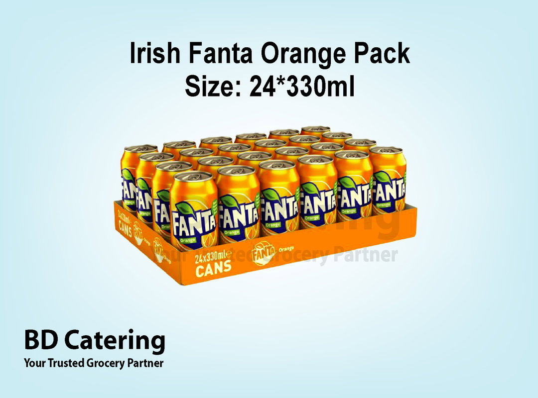 Irish Fanta Orange Pack Size: 24*330ml