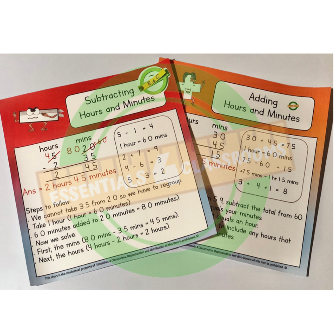 Hours and Minutes - Addition and Subtraction