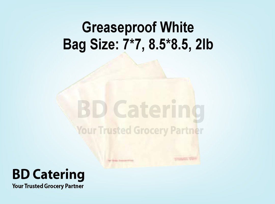 Greaseproof White Bag
