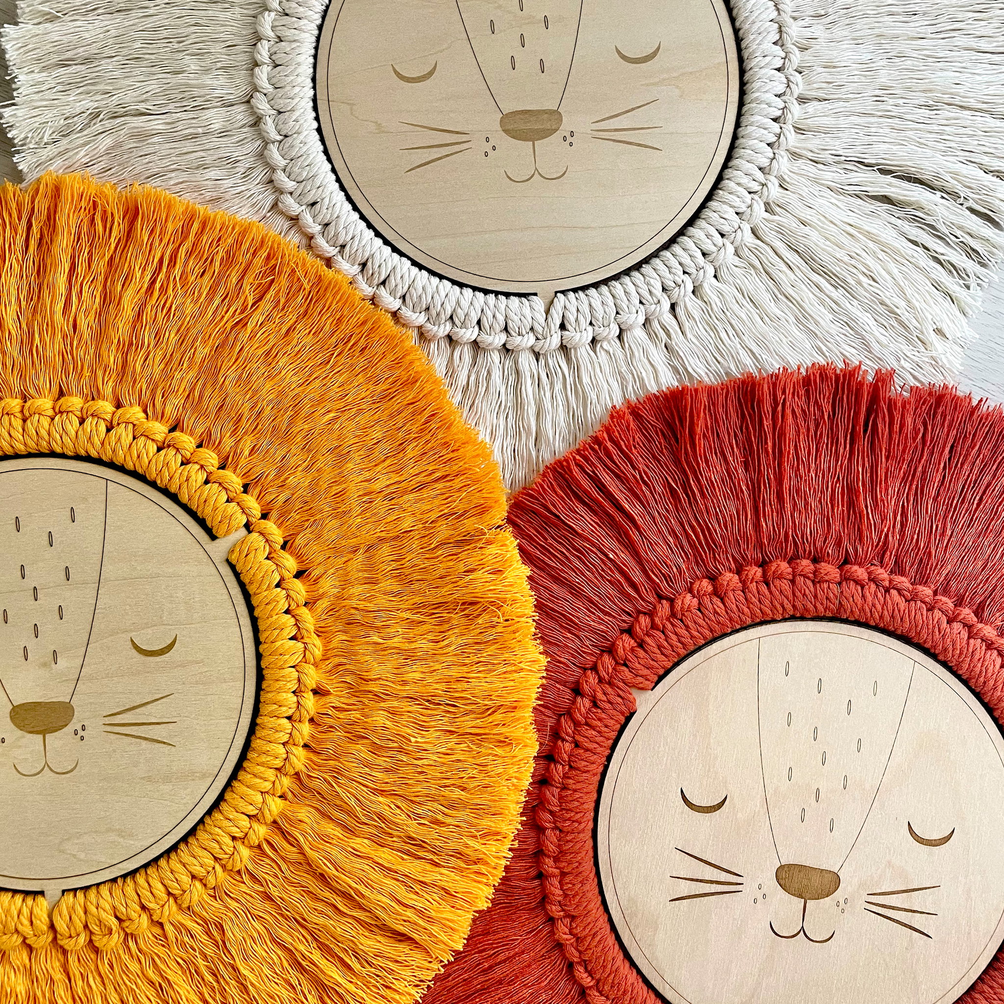 Macrame Lion Head_2