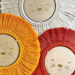 Macrame Lion Head