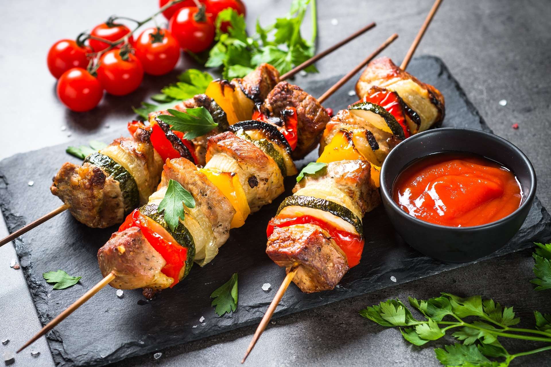 Seafood - Kingfish (becune) Skewers - Brochettes 