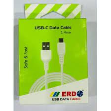 ERD UC-60 1Meter Type-C Cable White Color (100% Original With GST Bill)