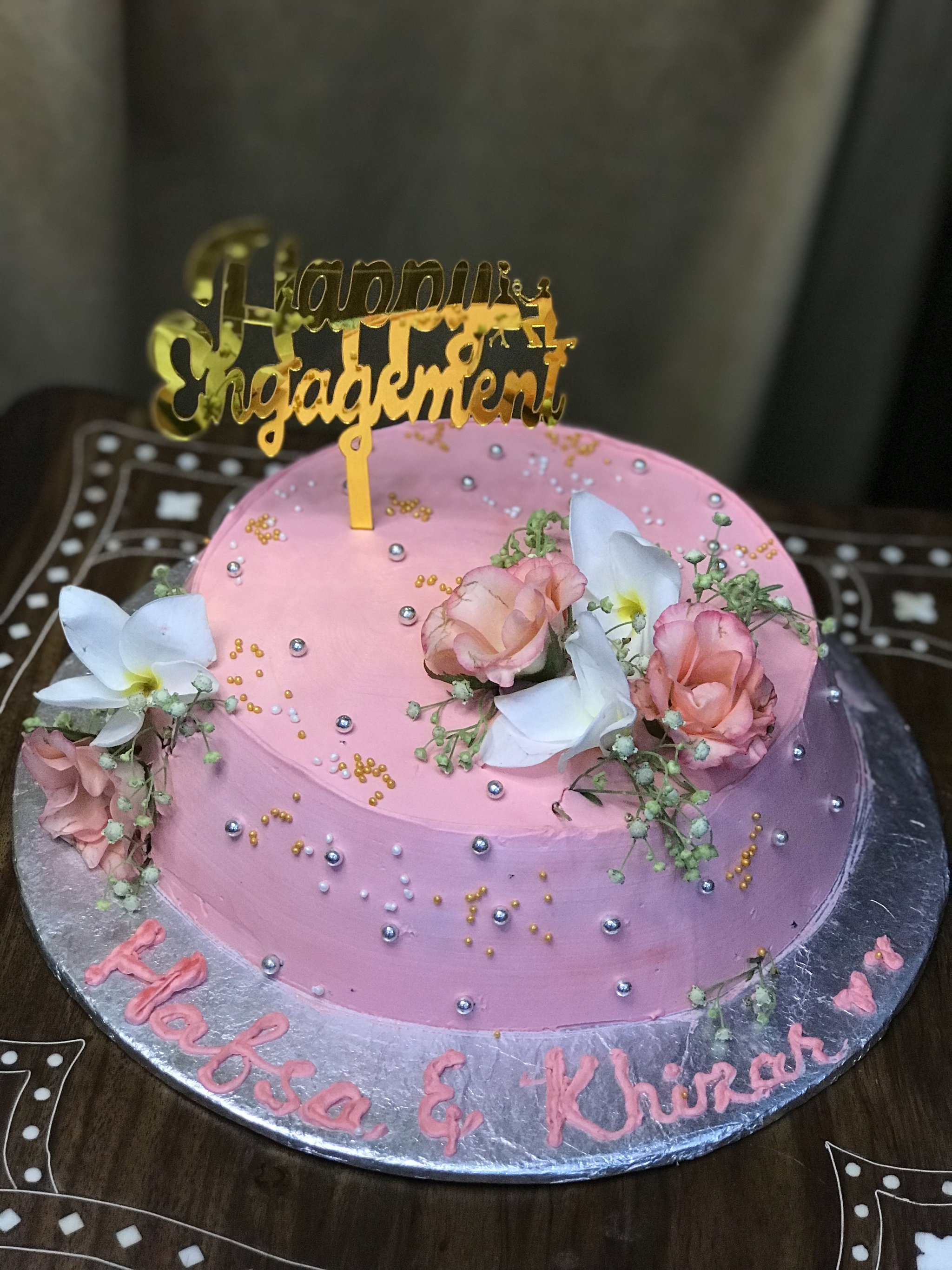 Engagement/ Nikkah Cake_0