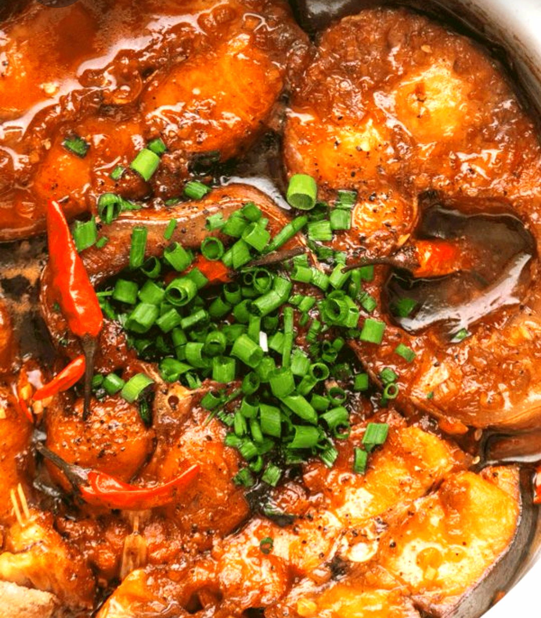 Fried Batang Fish With Sweet Dark Sauce