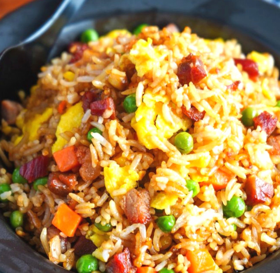 Char Siew Lychee Fried Rice
