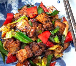 Stirfry Spicy Pork belly With Fermented Black Bean