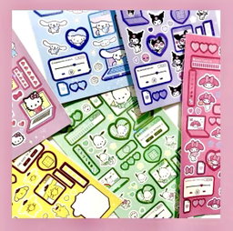 Sanrio sticker sheets