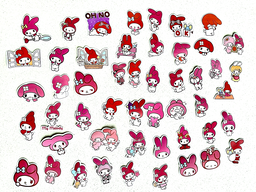 My Melody stickers