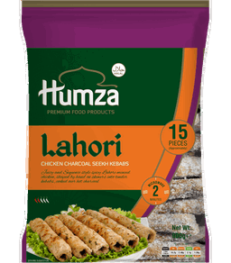 Humza Lahori Chicken Kebab 15 Pcs* 8 Pkt