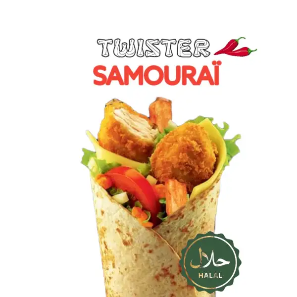 Samourai twister + Frites