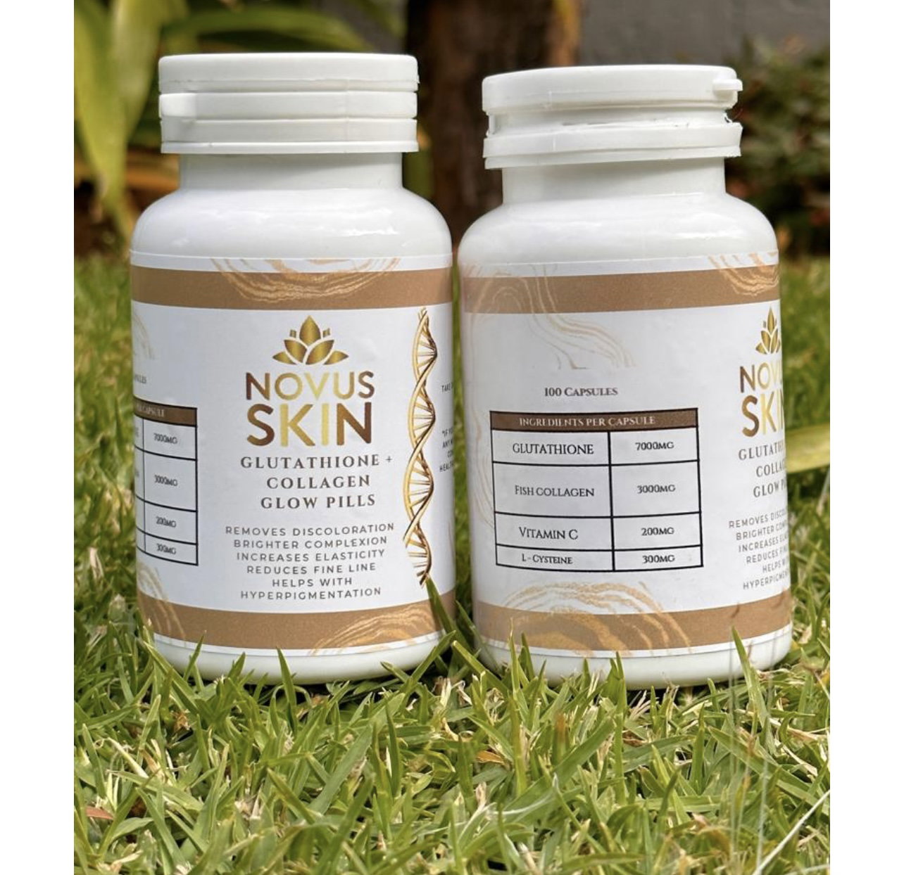 Glutathione and collagen glow pills_0