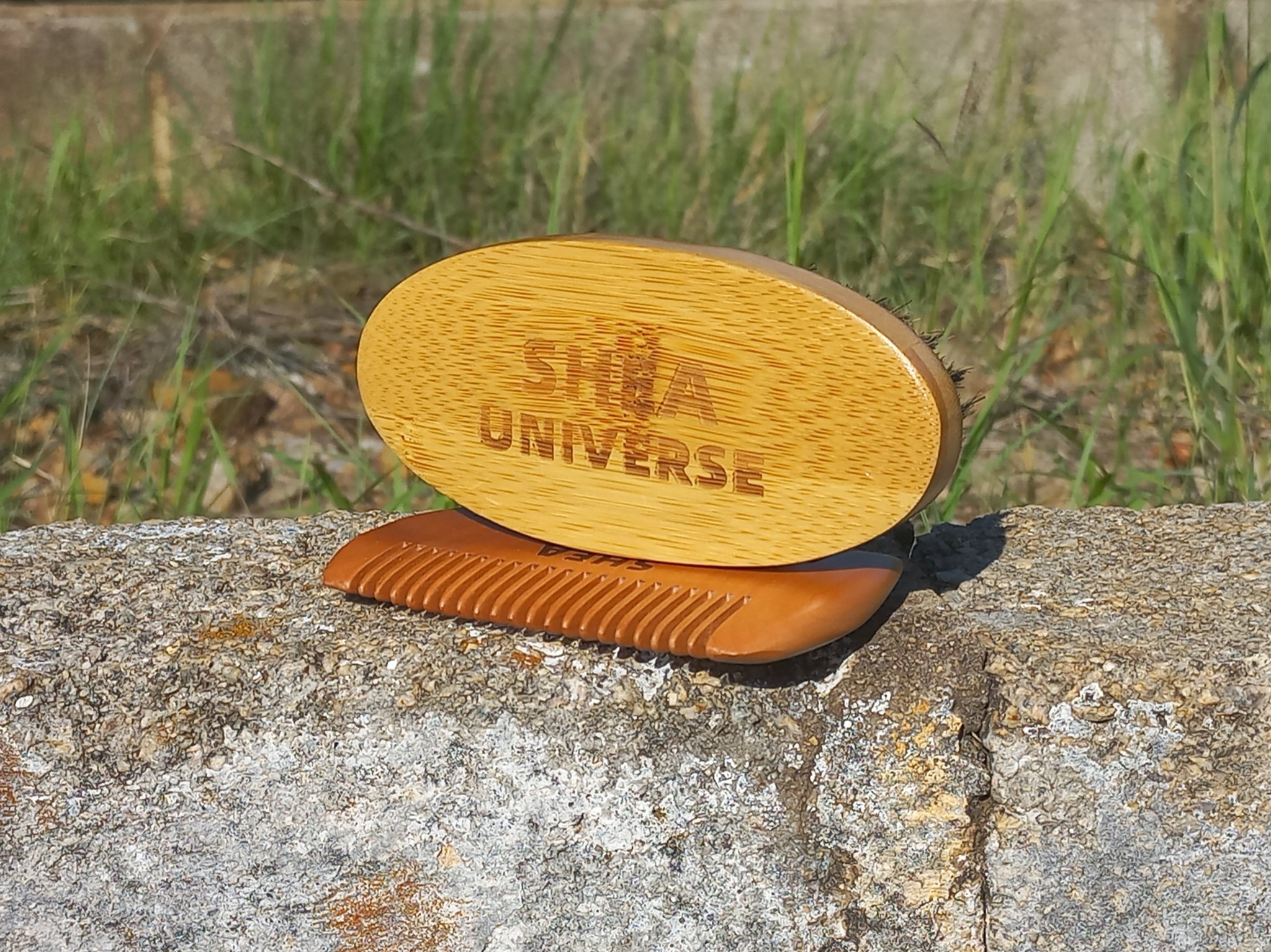 Beard brush and comb set_2