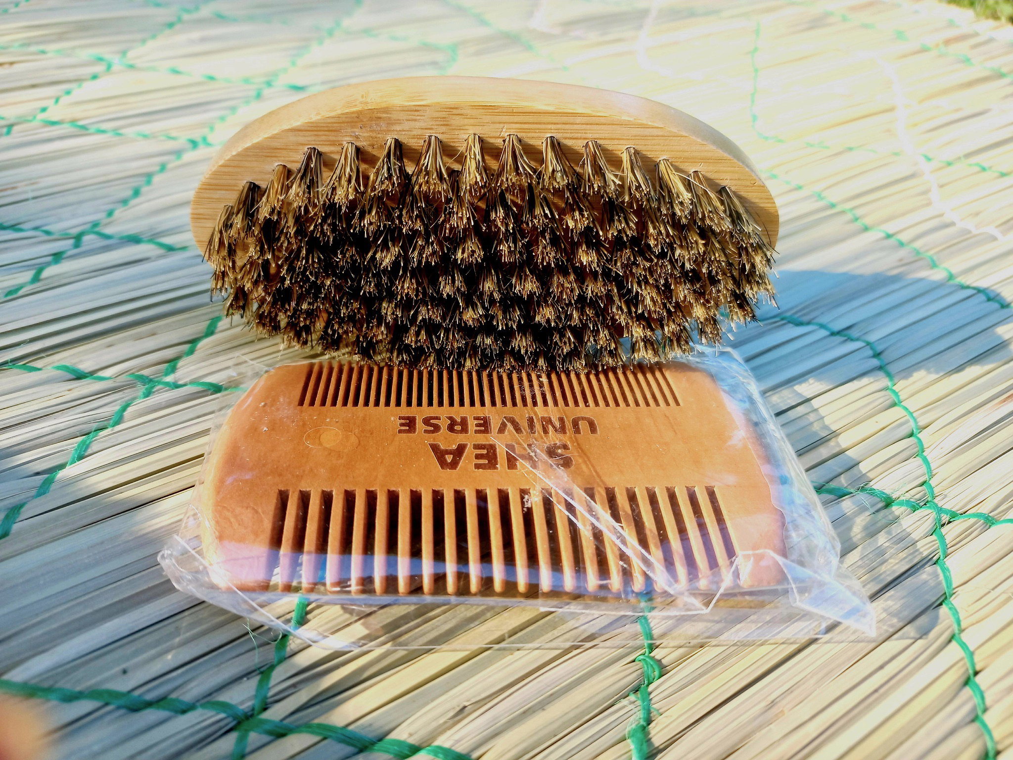 Beard brush and comb set_0