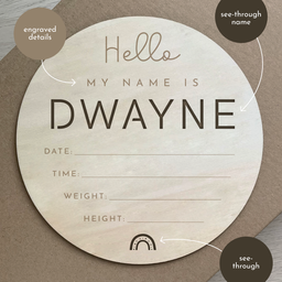 Newborn Plaque