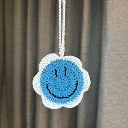 Smiley Mirror Bag Charm 