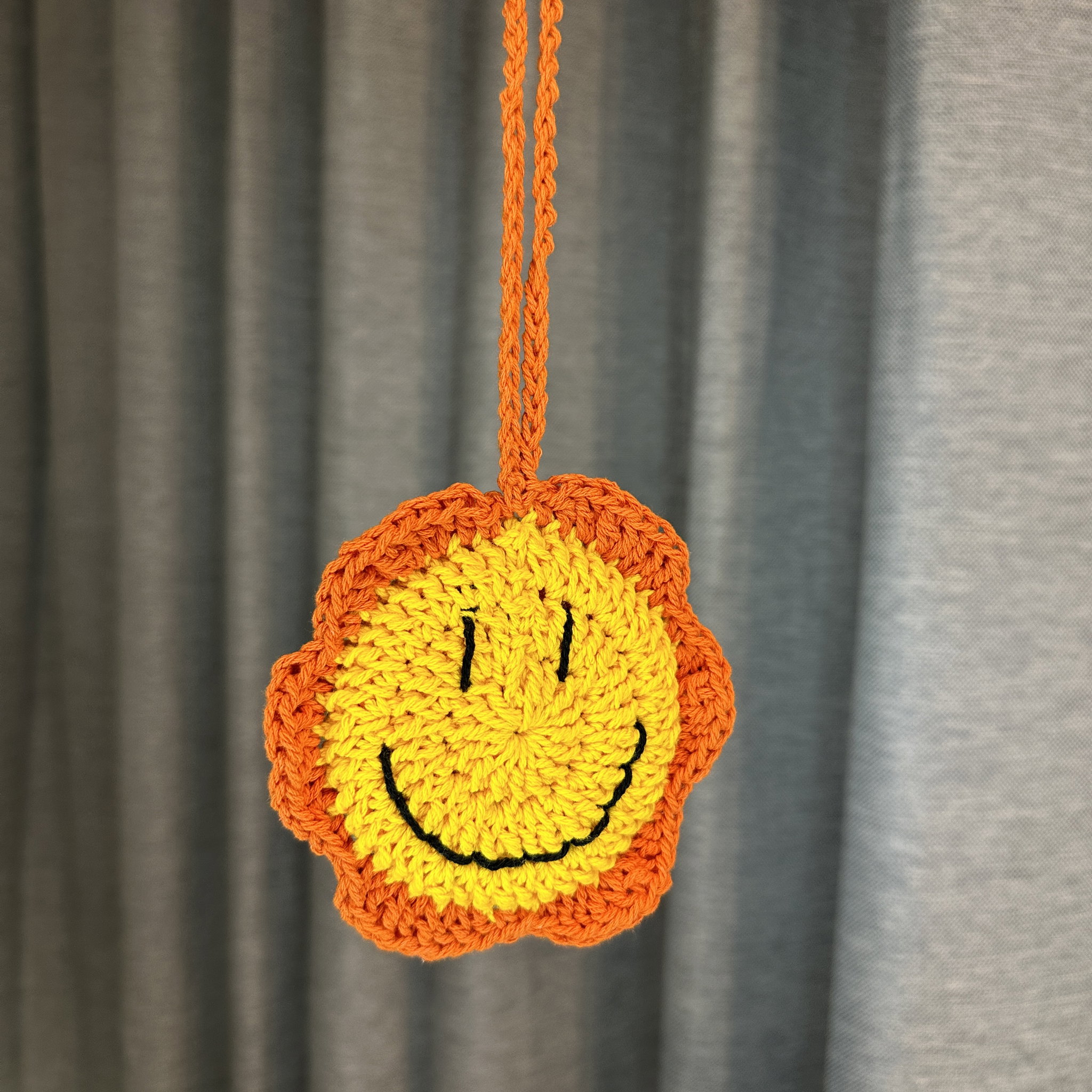 Smiley Mirror Bag Charm _5