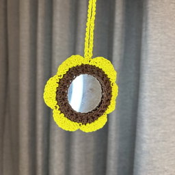 Smiley Mirror Bag Charm 
