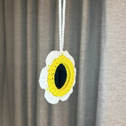 Smiley Mirror Bag Charm 
