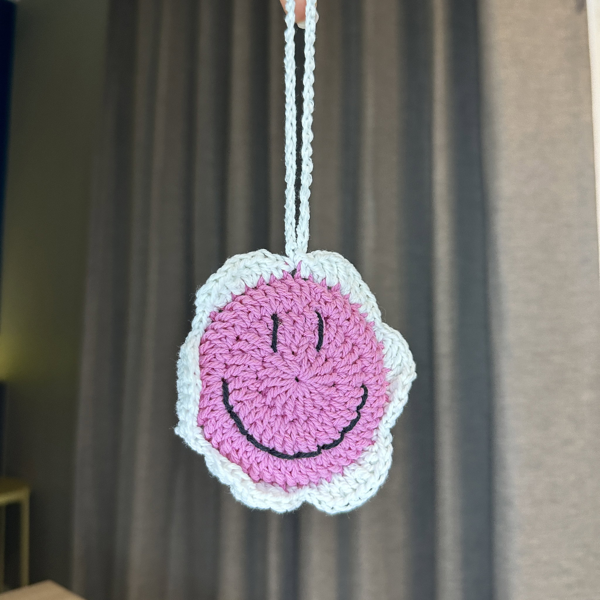 Smiley Mirror Bag Charm _11