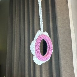 Smiley Mirror Bag Charm 