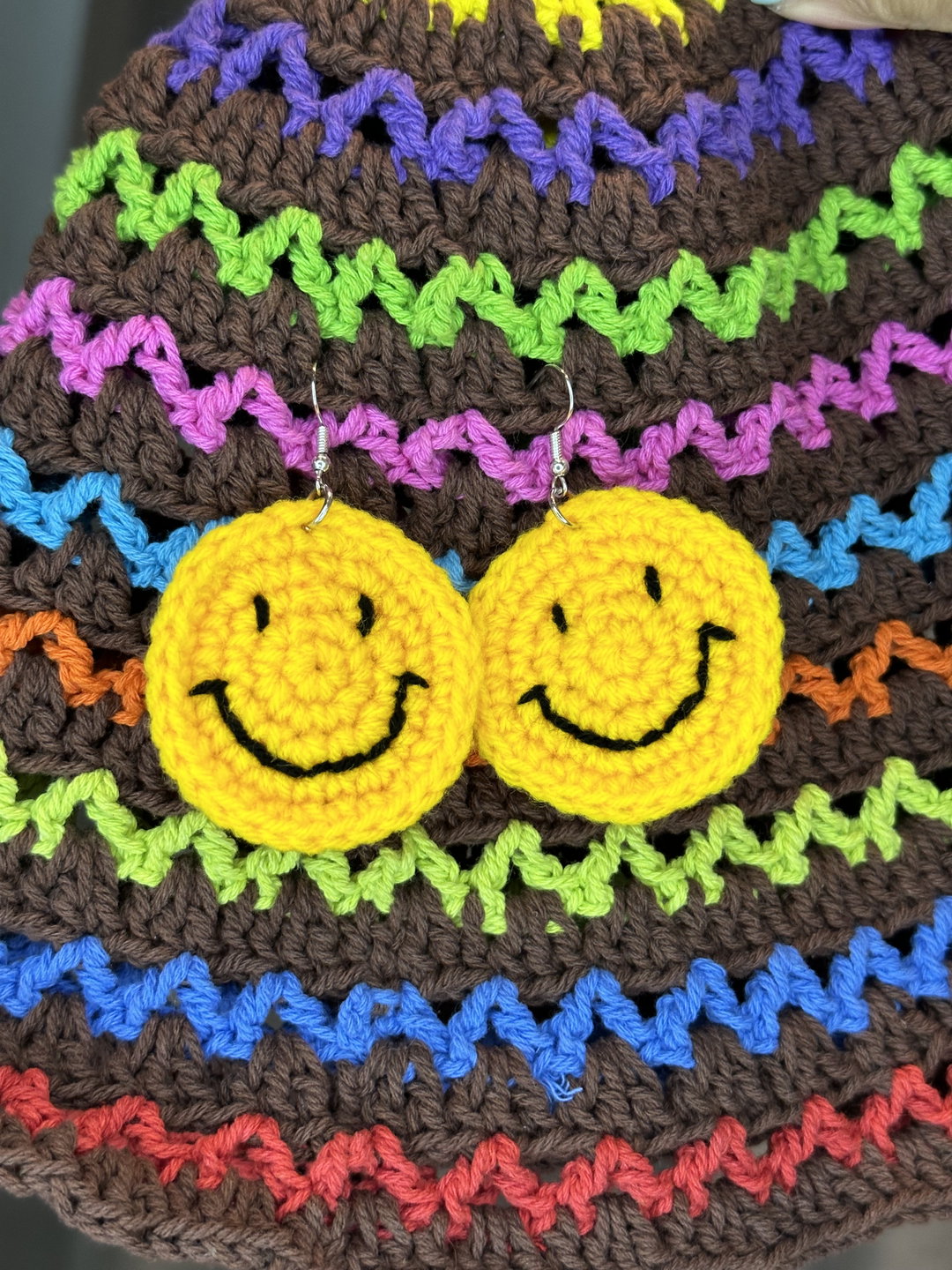 Smiley Earring Set