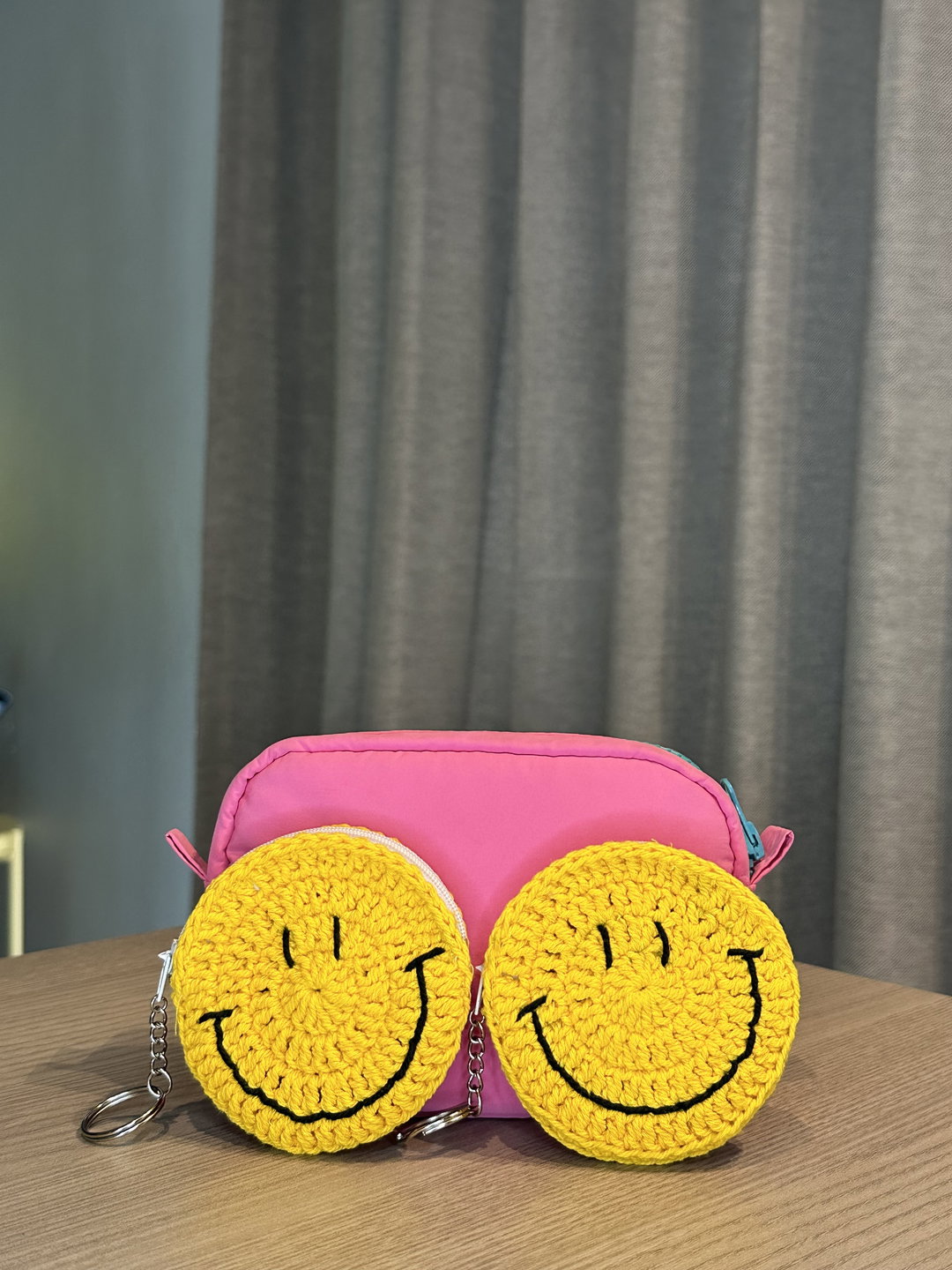 Smiley Coin/Key Pouch