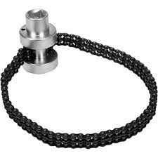 YATO 1/2IN DR. OIL FILTER WRENCH WITH THIN DOUBLE CHAIN