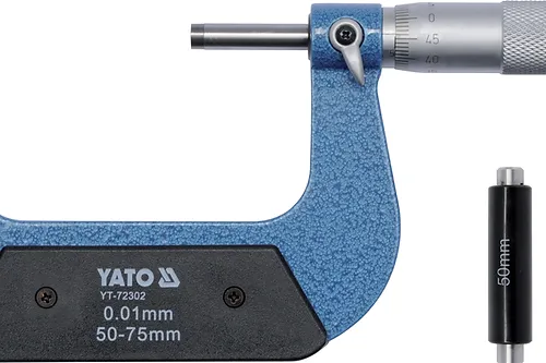 YATO MECHANICAL MICROMETER 50-75MM