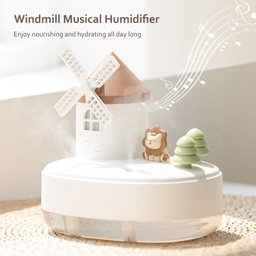 ម៉ាស៊ីនចំហាយទឹក Windmill Music Box Humidifier Wireless + Free Delivery