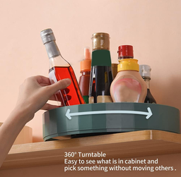 360° Rotating Condiment Organizer Tray