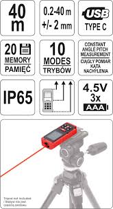 YATO LASER DISTANCE METER 40 M_1