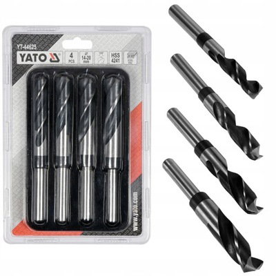 YATO 4PCS TWIST DRILL SET 14-20MM_0