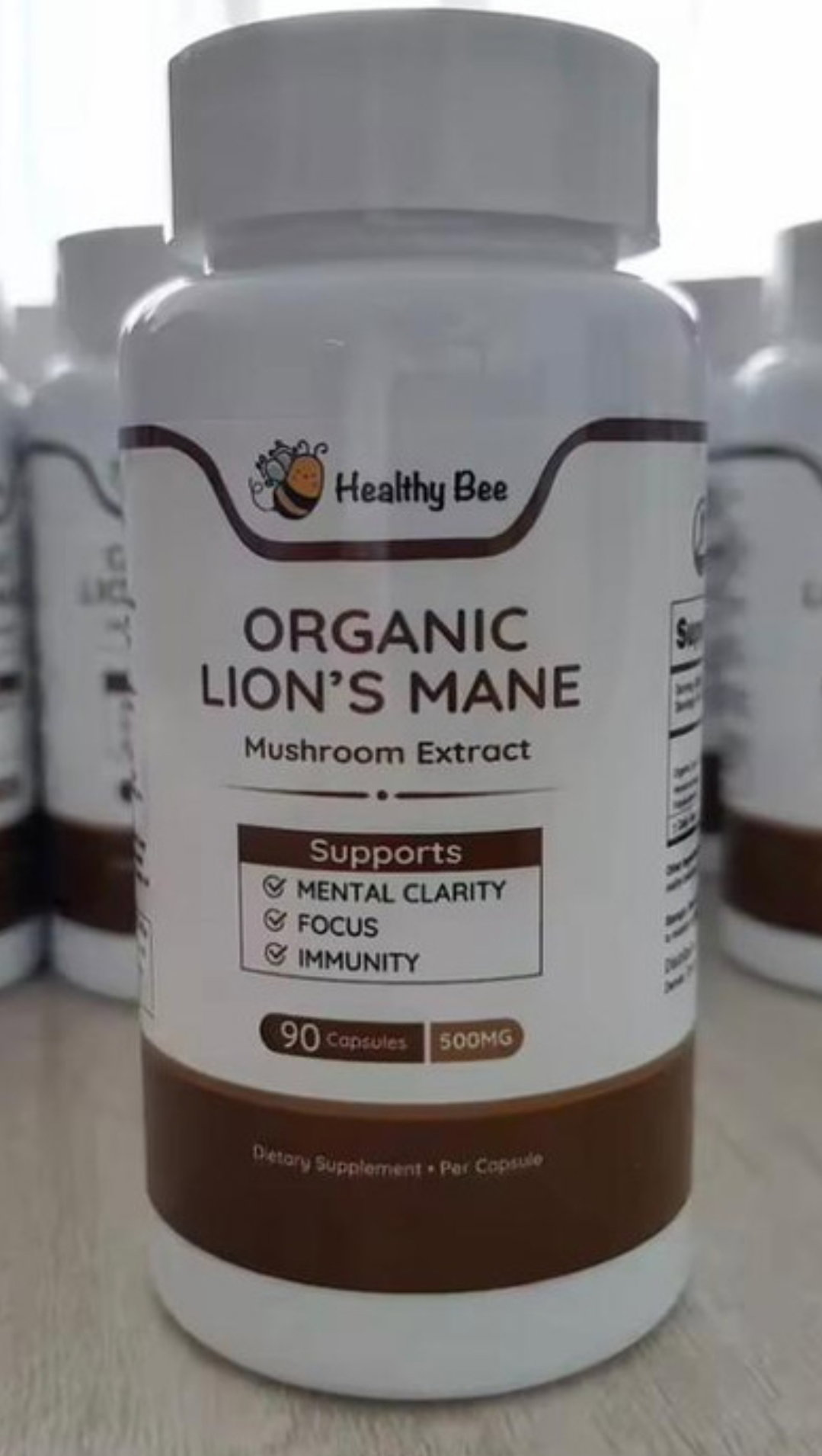 Organic Lions mane 500mg 90caps