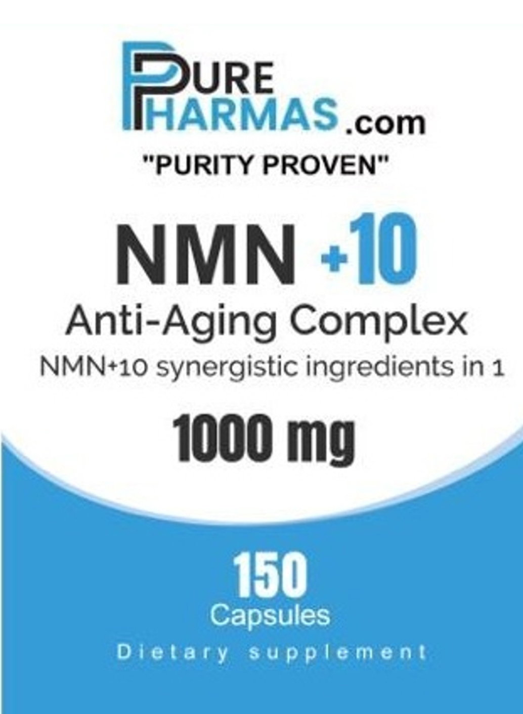 Organic N.M.N+10  1000mg. 150 capsules _0