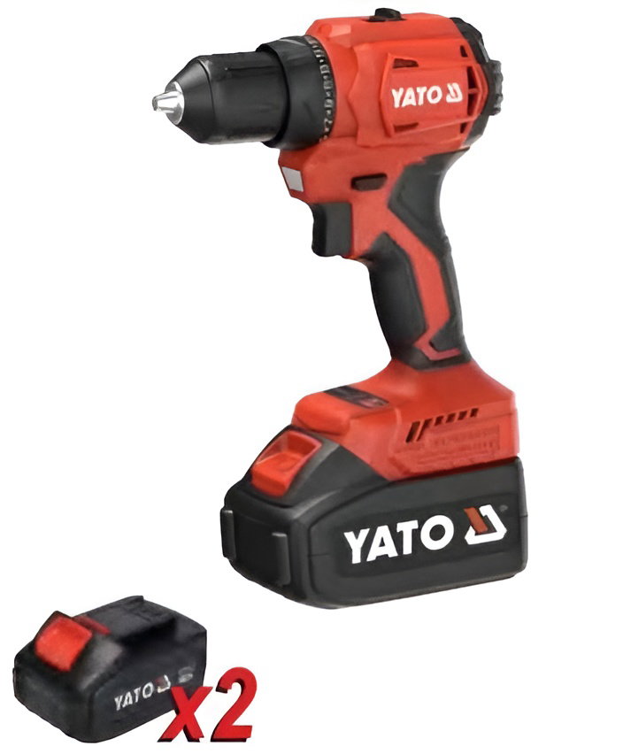 YATO 18V 45N CORDLESS BRUSHLESS DRILL+2*2AH+2.2A CHARGER