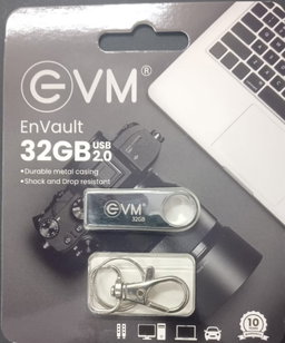 EVM 32GB EnVault USB2.0 EVM PDV/32GB Pendrive With GST Bill