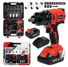 YATO 18V IMPACT TOOL SET 1/2IN 21 PCS 2X3.0AH