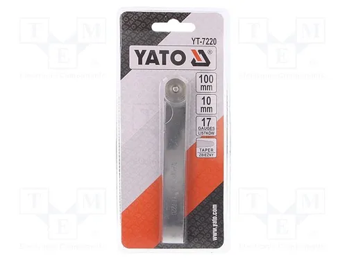 YATO FEELER GAUGE, 100MM