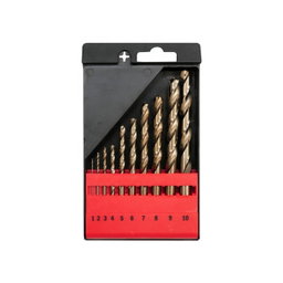 YATO 10PCS CO-HSS TWIST DRILL BIT SET